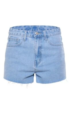 Mini Short En Jean Bleu Clair à Ourlets élimés -Pas Cher Tendance Charme Magasin e43207b73bf25190253f8c2a72cf4bec9946f244 cnd1986 6