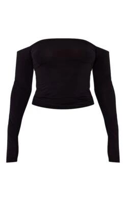 Top Moulant Noir à Col Bardot 9 Top Moulant Noir à Col Bardot -Pas Cher Tendance Charme Magasin eb01495437af320694d703e43394e3aace0f313e cnc6852 5