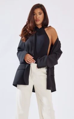 Body Moulant Noir à Col Haut Et Dos Ouvert -Pas Cher Tendance Charme Magasin eb0fddee77cd88f3cdb0a268c10fae90808a363f cna7842 4