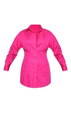 Renew Robe Chemise Rose Ajustée à La Taille à Manches Longues -Pas Cher Tendance Charme Magasin ecdebc9152a93349b003ca202b74047300e36497 cmt6018 6