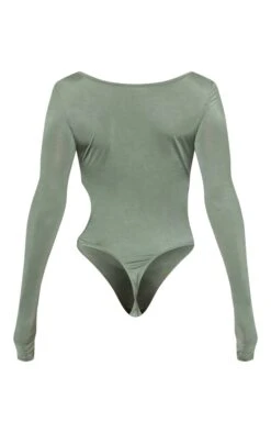 Body Moulant Kaki à Manches Longues Et Côté Découpé -Pas Cher Tendance Charme Magasin ed77ff5a0a11a18cde150ccb8860ced2a492bf55 cnd6137 6
