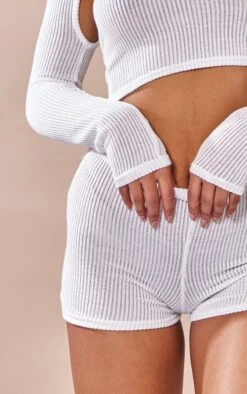 Mini Short Finement Côtelé Crème Taille Haute -Pas Cher Tendance Charme Magasin ed88218b70349cc4e539c5073ef3137cd274aceb cnb5518 5