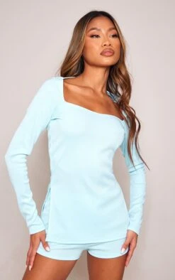 Mini-short Bleu Ciel Finement Côtelé -Pas Cher Tendance Charme Magasin f3317b7da127cab44b998cc3ecb8bf0aa2c1d009 cne8687 4