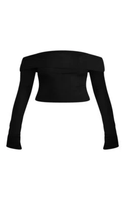 Logic Top Côtelé Noir à Rabat Et Col Bardot 9 Logic Top Côtelé Noir à Rabat Et Col Bardot -Pas Cher Tendance Charme Magasin f88deb727aec992194fb32245058aedaede79ef1 cnc4347 5