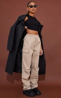 Débardeur Noir Profond Côtelé à Dos Nageur -Pas Cher Tendance Charme Magasin fd09e777bdbfbb1fc2b4f29ad0665d4c47041ed6 cmu8210 3